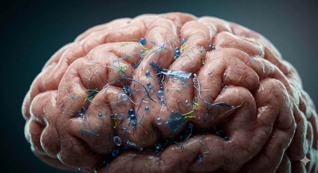 How do microplastics reach the brain?