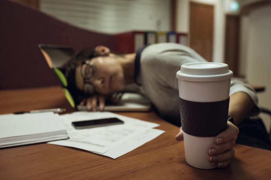 more coffee makes slump worse