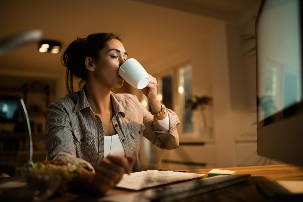 coffee drains you