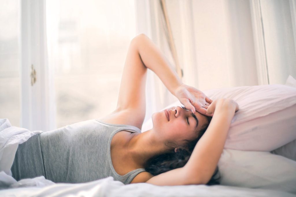 Girl on Period Pain